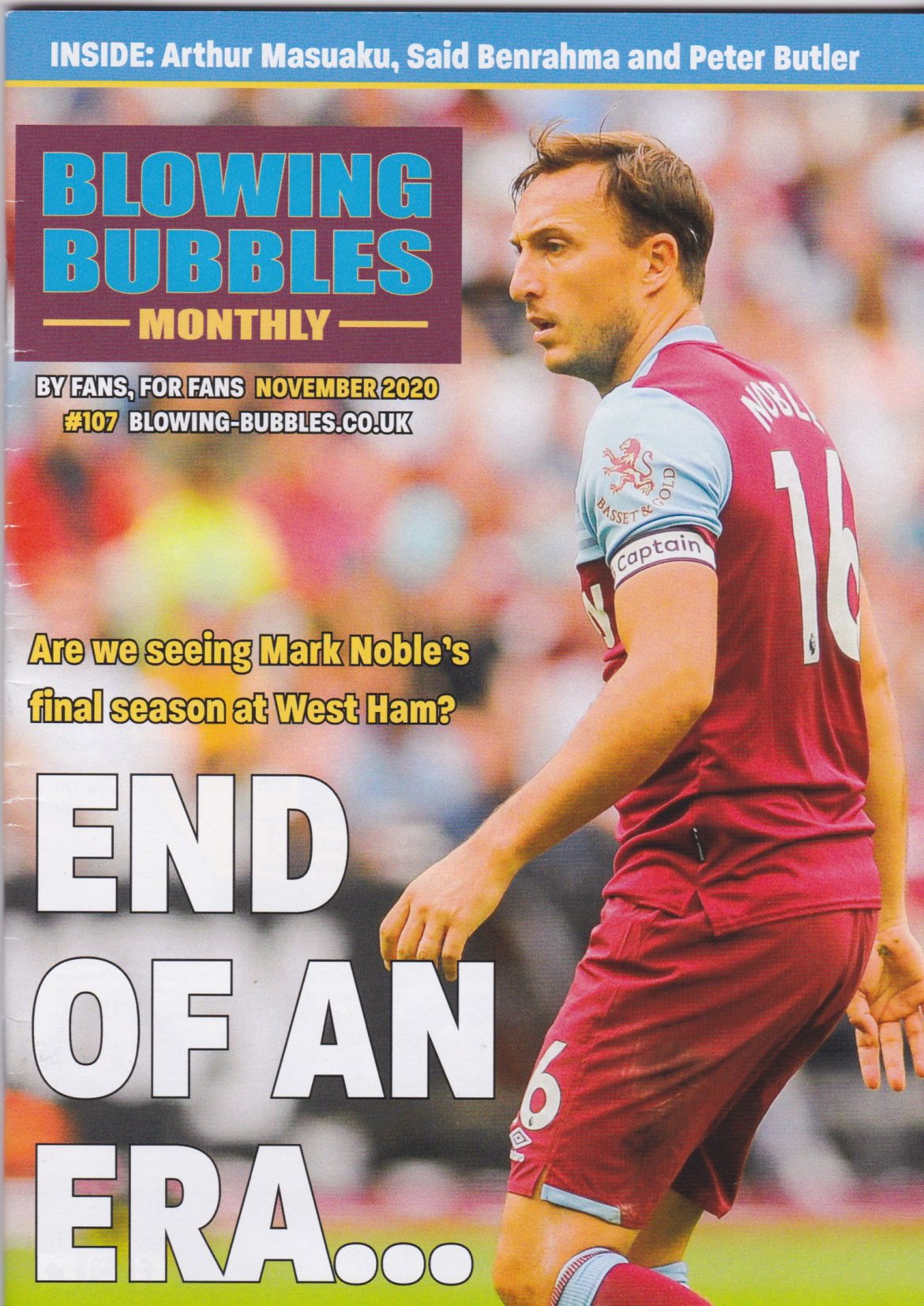 Blowing Bubbles Monthly – West Ham