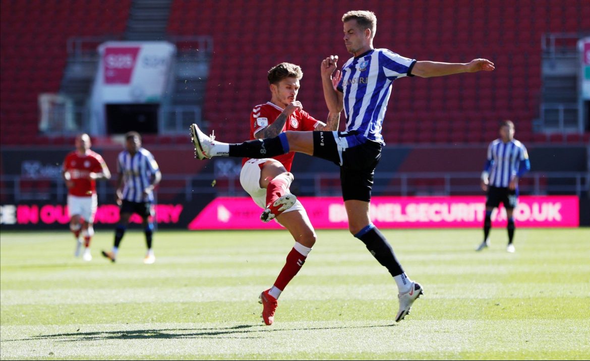 Lightweight: Owls defender Joost van Aken badly let Monk down vs Brentford