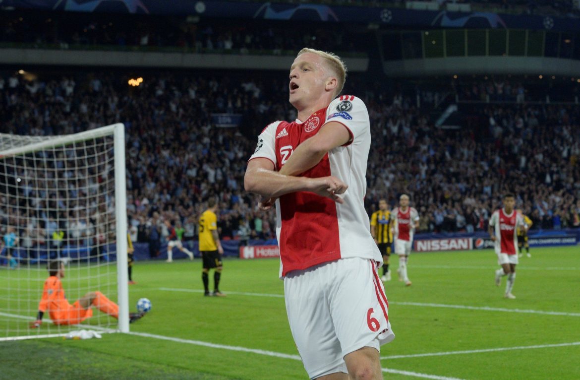 Spurs fans react to links with Ajax sensation Donny van de Beek