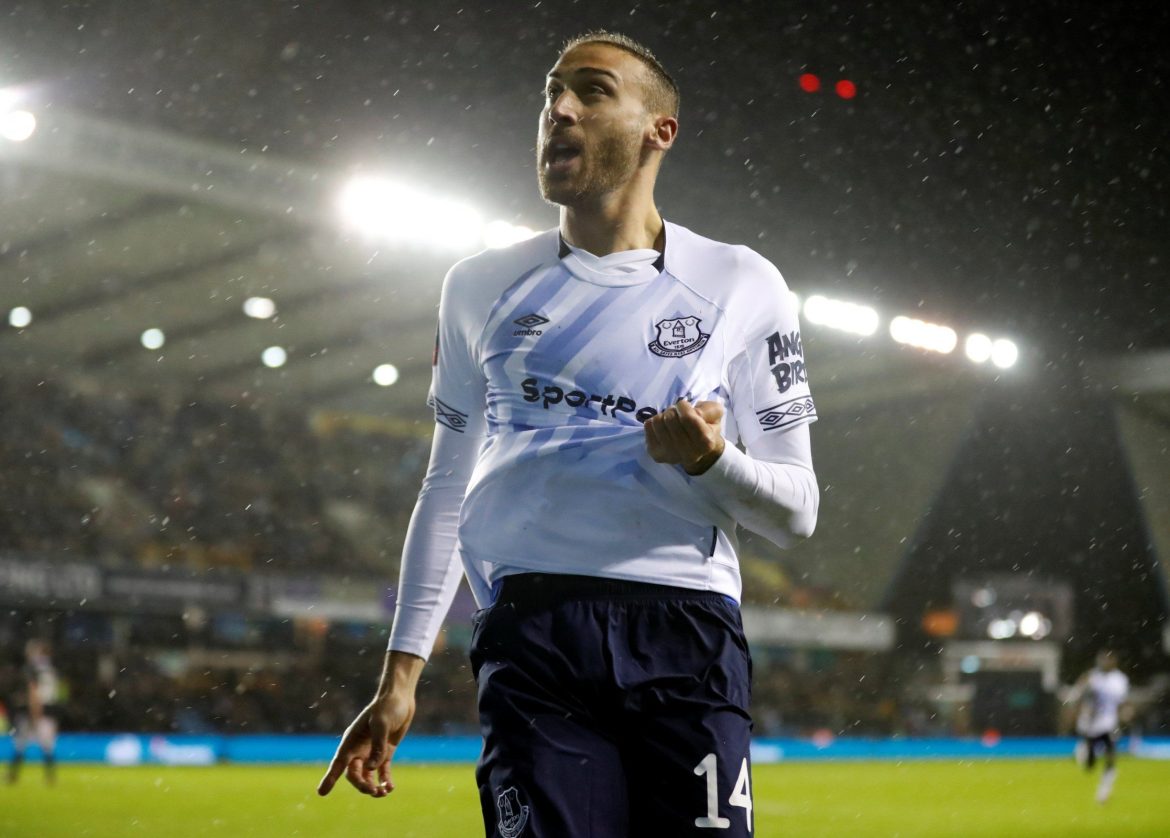 Everton’s Cenk Tosun reacts to Euro 2020 postponement